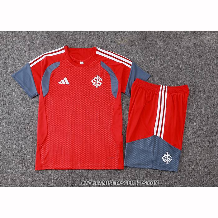 Chandal del SC Internacional 26-27 Manga Corta Rojo - Pantalon Corto